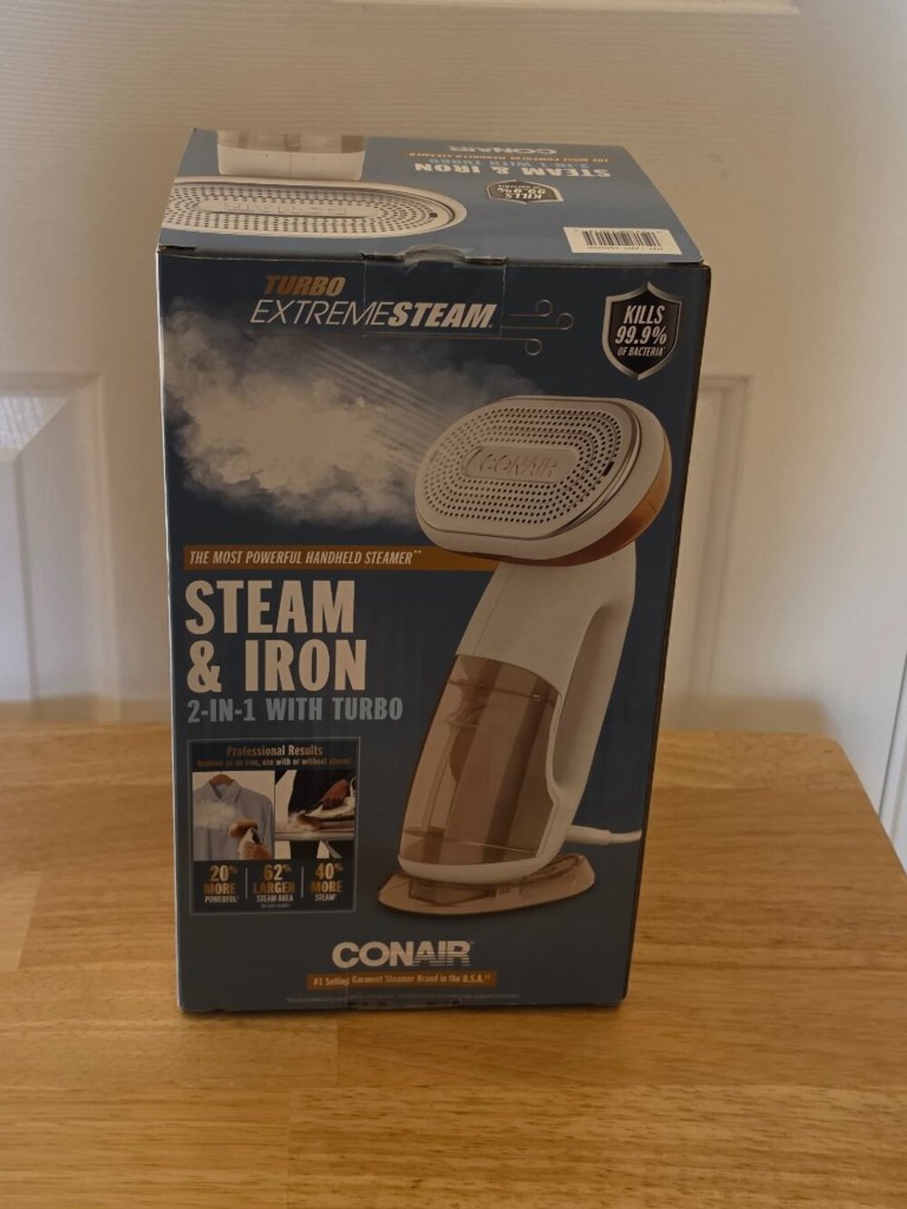 Conair - Handheld 2-in-1 With Turbo Extreme Steam and Iron NIB